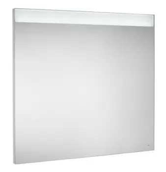 Oglinda Roca Prisma Comfort 90x80cm cu folie antiaburire si iluminare led imagine