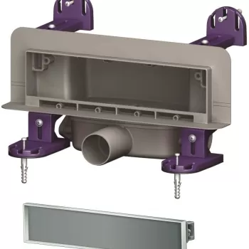 Pachet rigola de dus Kessel Scada de perete cu capac faiantabil max 17mm imagine