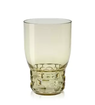 Pahar apa Kartell Jellies Family design Patricia Urquiola d 8.5cm h13cm verde transparent imagine