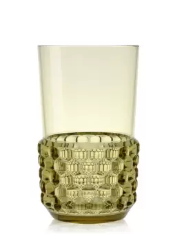 Pahar cocktail Kartell Jellies Family design Patricia Urquiola d 8.5cm h15cm verde transparent imagine