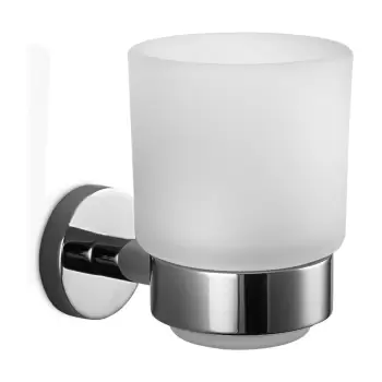 Pahar cu suport de perete Decor Walther Basic crom imagine