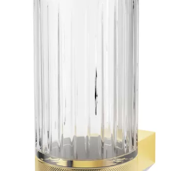 Pahar cu suport de perete Decor Walther Club WMG 12.5cm cristal fatetat auriu 24k imagine