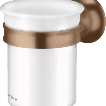 Pahar cu suport de perete Hansgrohe Axor Montreux red gold periat imagine