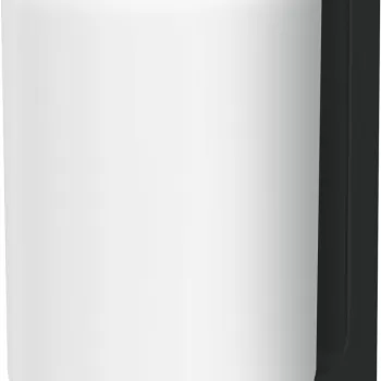 Pahar cu suport de perete Hansgrohe Axor Universal negru mat imagine