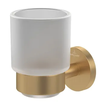 Pahar cu suport de perete Villeroy & Boch Elements Tender auriu periat imagine