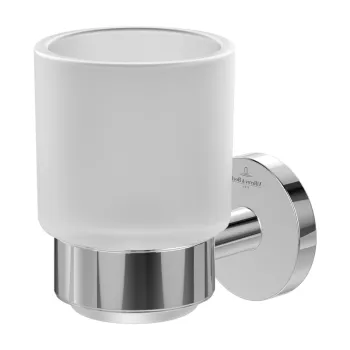 Pahar cu suport de perete Villeroy & Boch Elements Tender crom imagine