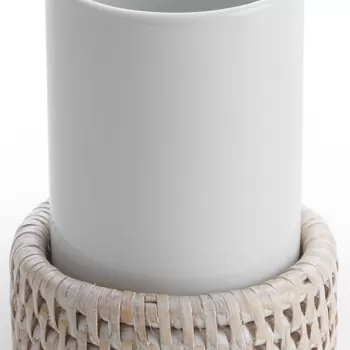Pahar cu suport Decor Walther Basket SMB h 10.5cm rattan deschis imagine