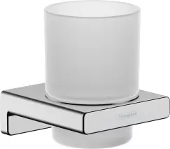 Pahar cu suport Hansgrohe AddStoris crom imagine