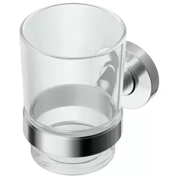 Pahar cu suport Ideal Standard IOM sticla transparenta imagine