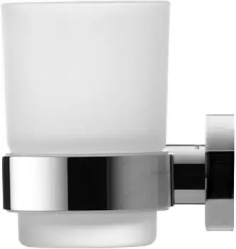 Pahar sticla cu suport Duravit D-Code prindere pe stanga imagine