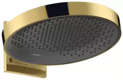 Palarie de dus Hansgrohe Rainfinity 360 1 jet cu placa de conectare la perete gold optic lustruit imagine