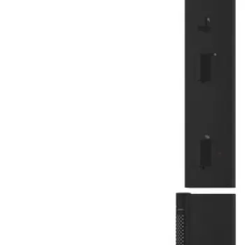 Panel de dus Hansgrohe Axor ShowerComposition 110/220 cu baterie termostatata necesita corp ingropat negru mat imagine