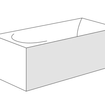 Panou frontal Radaway pentru cazi rectangulare 160cm h56cm imagine