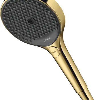 Para de dus Hansgrohe Rainfinity 130 3 tipuri de jet gold optic lustruit imagine