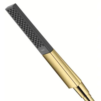 Para de dus Hansgrohe Rainfinity Baton 130 1 jet gold optic lustruit imagine