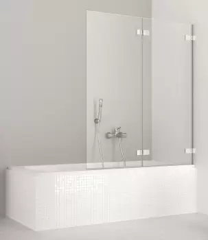 Paravan cada Radaway Arta PND 130 R doua elemente mobile 130x150cm deschidere dreapta profil Chrome+ imagine