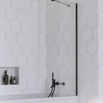 Paravan cada Radaway Idea Black PNJ un element fix 60cm imagine