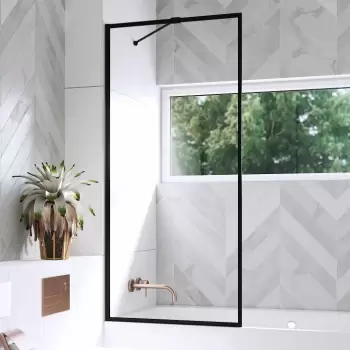 Paravan cada Radaway Modo Black Frame PNJ un element fix 80cm imagine