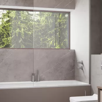 Paravan cada Radaway Modo SL PNJ II un element fix orientare stanga 70cm nickel periat imagine