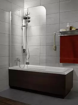Paravan cada Radaway Torrenta PND/L element fix + element mobil 121 cm orientare stanga profil crom imagine
