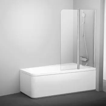Paravan cada Ravak 10CVS2-100 cu element fix si element mobil dreapta crom lucios imagine