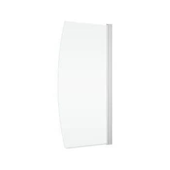 Paravan cada Ronal (SanSwiss) Solino SOLB1  un element mobil  85x150cm  profil argintiu mat imagine
