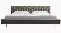 Pat Gamma Dandy McQueen Night pentru saltea de 200x200cm piele Danka F777 HandMade in Italy imagine