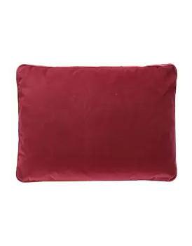 Perna decorativa Kartell Velvet design Piero Lissoni 48x35cm 54 rosu cardinal imagine