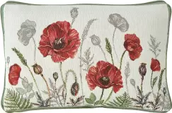 Perna decorativa Sander Gobelins Poppy Meadow 32x48cm 40 natur imagine