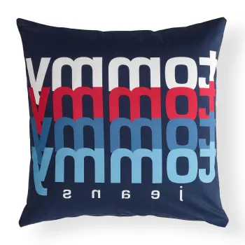 Perna decorativa Tommy Jeans TJ Rainbow 40x40cm albastru navy imagine