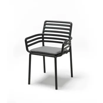 Perna pentru scaun exterior Nardi Doga gri fumo Sunbrella imagine