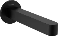 Pipa cada Hansgrohe Finoris 17.4cm negru mat imagine