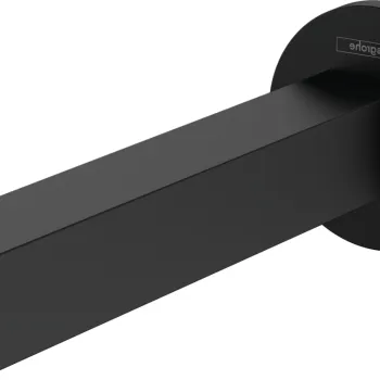 Pipa cada Hansgrohe Finoris 17.4cm negru mat imagine