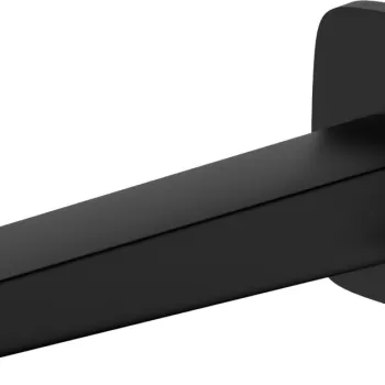 Pipa cada Hansgrohe Logis montaj incastrat 19.5cm negru mat imagine