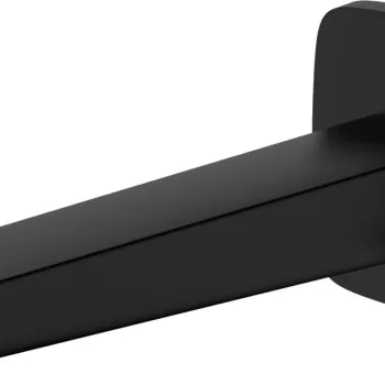 Pipa cada Hansgrohe Logis montaj incastrat 19.5cm negru mat imagine