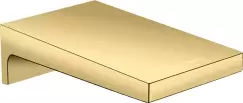 Pipa cada Hansgrohe Metropol montaj incastrat 18.5 cm gold optic lustruit imagine