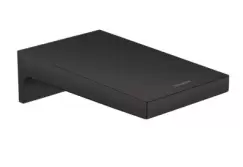 Pipa cada Hansgrohe Metropol montaj incastrat 18.5 cm negru mat imagine
