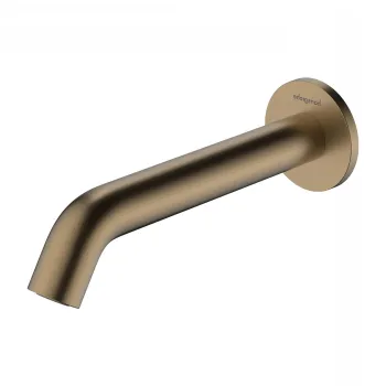 Pipa cada Hansgrohe Tecturis S 19.8cm  bronz periat imagine