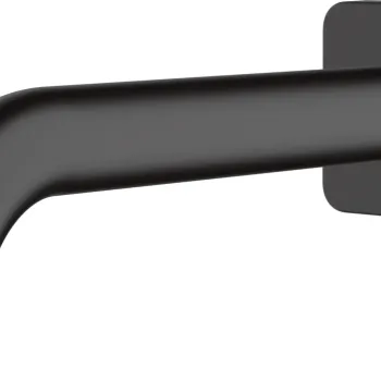 Pipa cada Hansgrohe Vernis Shape 20.4cm negru mat imagine