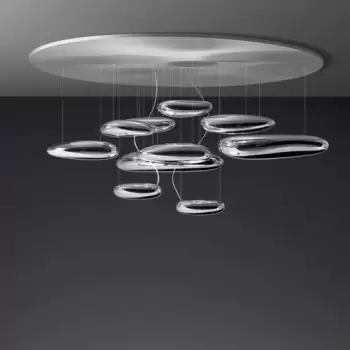 Plafoniera Artemide Mercury design Ross Lovegrove LED 29W Inox imagine