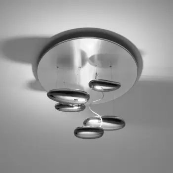 Plafoniera Artemide Mercury Mini design Ross Lovegrove LED 29W Inox imagine