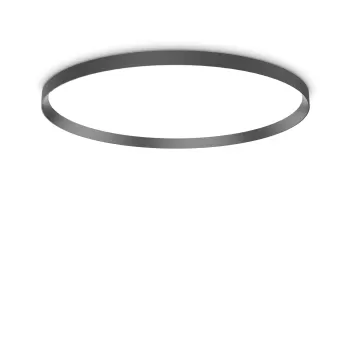 Plafoniera Ideal Lux Fly PL D90 3000K diametru 90cm negru imagine