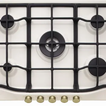 Plita gaz incorporabila Franke Country FCH 755 4G TC PW C cu 5 arzatoare  arzator tripla coroana  gratare fonta  Panna imagine