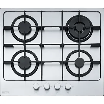 Plita gaz incorporabila Franke Maris 600 FHMA 604 3G DC XS C cu 4 arzatoare  60cm  gratare fonta  Inox imagine