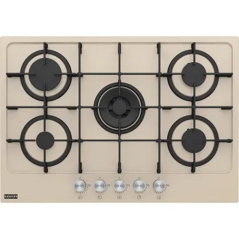 Plita gaz incorporabila Franke Maris 750 FHMA 755 4G DC OA C cu 5 arzatoare 75cm gratare fonta Avena imagine