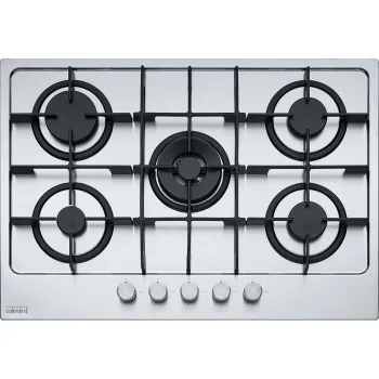 Plita gaz incorporabila Franke Maris 750 FHMA 755 4G DC XS C cu 5 arzatoare 75cm gratare fonta Inox imagine