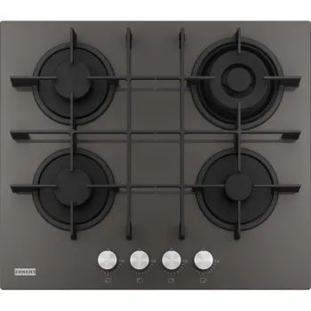 Plita gaz incorporabila Franke Maris FHMA 604 3G DC SG C cu 4 arzatoare  60cm  gratare fonta  Slate Grey imagine