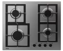 Plita gaz incorporabila Teka EFX 60.1 4G AI AL CI cu 4 arzatoare 60 cm gratare fonta inox imagine