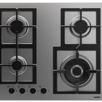 Plita gaz incorporabila Teka EFX 60.1 4G AI AL DR CI cu 4 arzatoare 60 cm butoane frontale metalice gratare fonta inox imagine