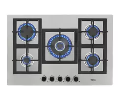 Plita gaz incorporabila Teka EFX 70.1 5G AI AL DR CI cu 5 arzatoare 75 cm butoane frontale metalice gratare fonta inox imagine